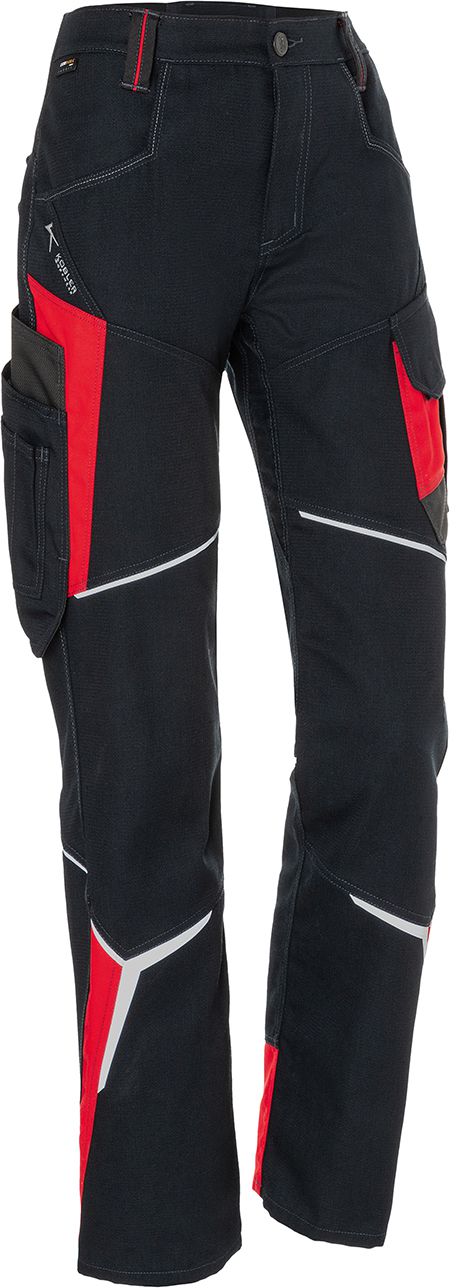 Pantalon De Travail Coupe Slim Avec Poches Protection Genoux